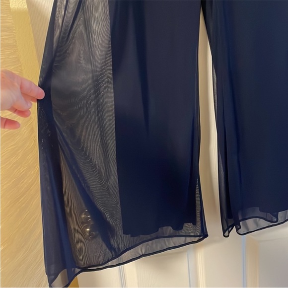 Simply Vera Wang Lace Top And Wide Legs Pants - Picture 7 of 7